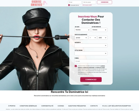 rencontres dominatrices Logo